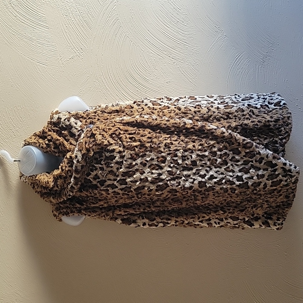 Vintage Adrienne Landau Faux Fur Vest size XS